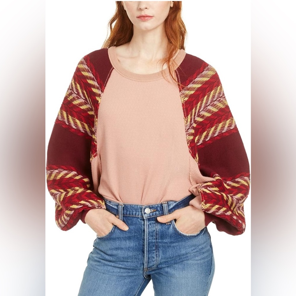 We The Free Rainbow Dreams Pullover Knit Cozy lightweight